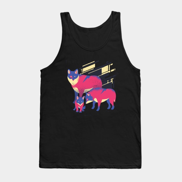 Wolf Family Tank Top by LR_Collections
